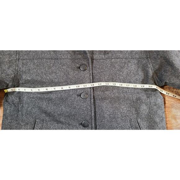 Euro Joy Women's Button Up Pea Coat Wool Blend Sz Small Jacket - Picture 3 of 6